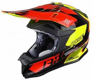 JUST1 Helmet J32 PRO Kick Black-Red-Yellow