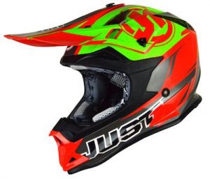 JUST1 Helmet J32 PRO Rave Red-Lime